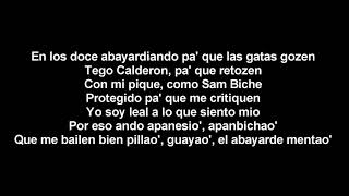 Tego Calderón  Punto Y Aparte Letra [upl. by Zebapda]