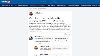 NYSDOL Unemployment How to Find InPerson Help Locations in NYC [upl. by Renee]