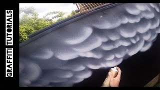 How to Paint Storm Clouds  Graffiti Tutorial [upl. by Mitran]