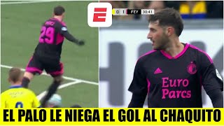 EL PALO LE DICE QUE NO A SANTIAGO GIMÉNEZ ERA SU SEGUNDO GOL DEL PARTIDO  Eredivisie [upl. by Ansela]