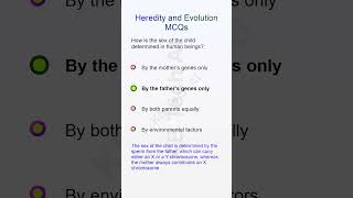 TOP 50 MCQ Heredity and Evolution Part 3 [upl. by Zanlog]