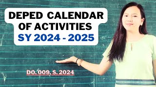 DepEd Calendary SY 2024  2025 [upl. by Yrekcaz]