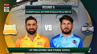 Live  Peshawar vs Abbottabad  Match 51  National T20 202324  PCB  M1W1A [upl. by Enyrehtac385]