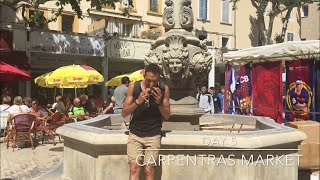 Carpentras Market is in France Day 5 [upl. by Eneleoj]