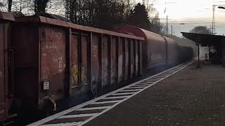 Zugverkehr und qualmende Bremsen in HaanGruiten Teil 3 mit Br 101 146 152 185 187 ICE 1  4 [upl. by Anhej]