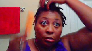 Using the Top Styler by Instyler on Natural 4a4b4c Hairn Step 3 [upl. by Gertrudis650]