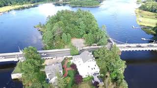 HD  Merrimack River DEER ISLAND PARK  Route 1 Bridge  DJI PHANTOM  JOHNNY J FLA [upl. by Ava948]