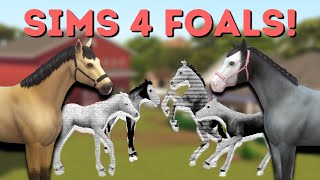 Breeding my horses in the Sims 4 [upl. by Attevroc186]