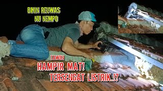 HAMPIR MAT TERSENGAT LISTRIK  KABEL BERADA DI DALAM SARANG TAWON [upl. by Leach]