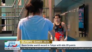 Paris 2024  Tokyo diving champion Quan Hongchan to compete at second Olympics  全红婵将战第二届奥运 [upl. by Oswald]