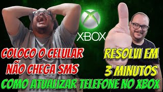 ATUALIZAR CADASTRO DA CONTA COM TELEFONE CELULAR E EMAIL NO XBOX FACIL E RAPIDO  TUTORIAL COMPLETO [upl. by Shelagh]