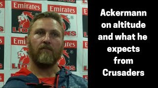 Ackermann on expectations from the Crusaders [upl. by Demetrius]