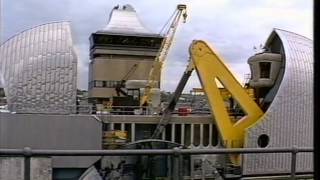 Queen Opens Thames Barrier  The Queen  1989  Thames barrier  TN89057024 [upl. by Llenor754]