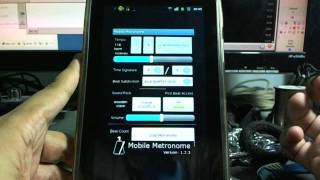 Android App Mobile Metronome Mini Review HD [upl. by Nyleda]