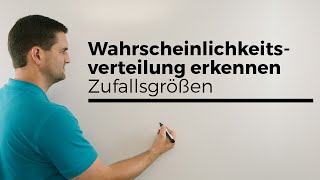 Wahrscheinlichkeitsverteilung erkennen Stochastik Zufallsgrößen Statistik  Mathe by Daniel Jung [upl. by Lenahs302]