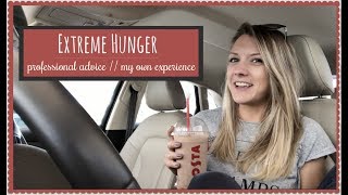 MY ANOREXIA RECOVERY  Extreme Hunger  professional advice amp my own experience [upl. by Mihalco]