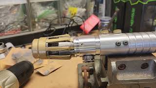 Luminara Unduli inspired Star Wars lightsaber build using Vire Corvus and Eidylon parts [upl. by Elysha]