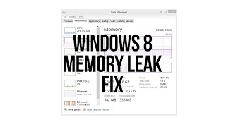 Windows 8 Memory Leak Fix Attention Users of Killer Ethernet [upl. by Ozen924]