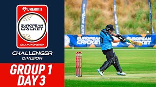 🔴 Dream11 ECC Challenger 2024  Group 1 Day 3  25 Sep 2024  Live European Cricket [upl. by Harihat]