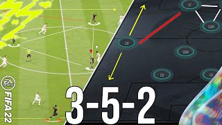 Why 352 is the NEW BEST Meta Formation To Give You Wins TACTICS  FIFA 22 [upl. by Seabrooke]