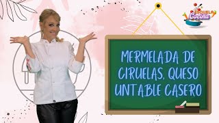 Mermelada de ciruelas queso untable casero  EscuelaDeCocina [upl. by Mchail]