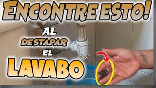 ⛔ LA FORMA CORRECTA Como DESTAPAR un LAVABO de BAÑO [upl. by Furlong]