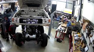 Toyota Land Cruiser KZJ71 Full restoration and mount 2021 Body from Land Cruiser GRJ70 Part2 [upl. by Anihpled]