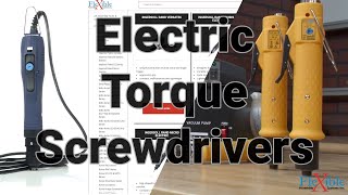 Electric Torque Screwdrivers  Flexible Assembly Systems [upl. by Pelagi459]