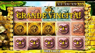 🎰 BIG WIN su BONUS GONZOS QUEST 🏆 [upl. by Amikat522]