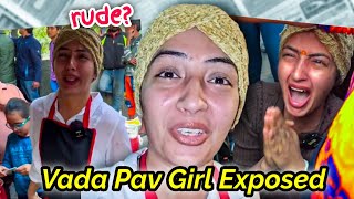 VADA PAV GIRL BEING RUDE amp ARROGANT WEIRD MARKETING STRATEGY [upl. by Kinzer]