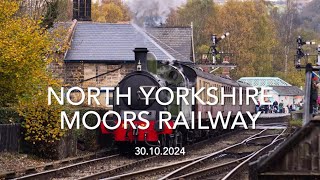 North Yorkshire Moors Railway 30102024 [upl. by Lesoj]