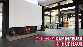 Offenes Kaminfeuer im Huf Haus [upl. by Seel]