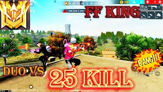 DUO VS 25 KILLS👑FREE FIRE PUSH GAMEPLAY😈😈freefireviralyoutubeshorts GyanGaming TotalGaming093 [upl. by Iasi]