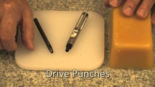 How To Punch Round Holes Using Drive and Rotary Punches [upl. by Schluter]