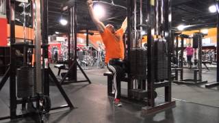 Kurt Weidner Pronated Lat Pull Down 240 lbs x 20 reps [upl. by Arob25]