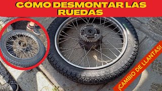 COMO CAMBIAR LLANTAS DE MOTO  VENTO XPRESS 150  FÁCIL Y RÁPIDO  TUTORIALES MASSIOSARE [upl. by Sascha566]