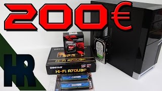 200 € Gaming PC  Preis Leistung PC 2016  Test amp Review in GTA V Battlefield 1 amp League of Legends [upl. by Ellednahs160]