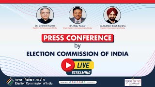 Press Conference by Election Commission of India [upl. by Anaxor]