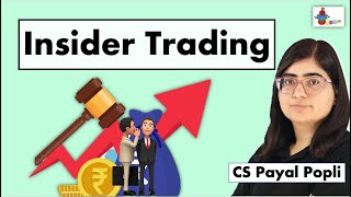 What is Insider trading  Meaning of Insider Trading  Insider Trading in Hindi  Company law [upl. by Dnallor]