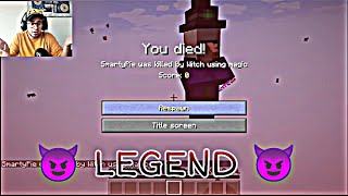 yes smarty pie legend clutch 😱  yes smarty pie minecraft yessmartypie smartypie montage [upl. by Lodi]