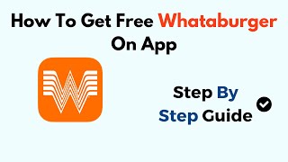 How To Get Free Whataburger On App [upl. by Craddock]