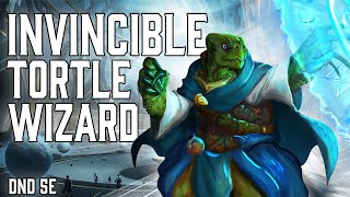 Abjuration Wizard  INVINCIBLE Tortle  Multiclass Character Build  DND 5e [upl. by Gonroff854]