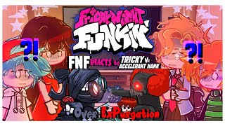 🎤FnF REACTS TO Tricky VS Accelerant Hank Over Expurgation🎤 Friday Night FunkinGCRV [upl. by Ahtibbat857]