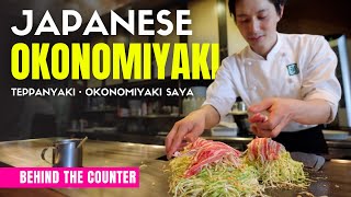 Behind the Counter at a local Japanese Okonomiyaki Restaurant [upl. by Vasti277]