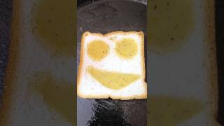 Creative of smiley bread omelett 🤩 trending shorts reels [upl. by Elkraps]