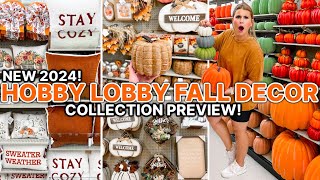 NEW 2024 HOBBY LOBBY FALL DECOR SNEAK PEEK 🎃  NEW Fall Decorations  Fall Decorating Ideas [upl. by Mcmullan]