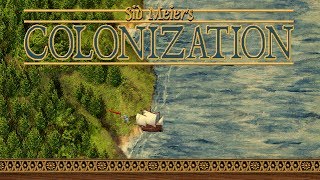 Sid Meiers Colonization  IntroOpening FR Roland MT32 MSDOS Game [upl. by Selestina]