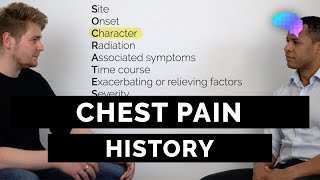 Chest Pain History Taking  OSCE Guide  SCA  UKMLA  CPSA [upl. by Deerc]