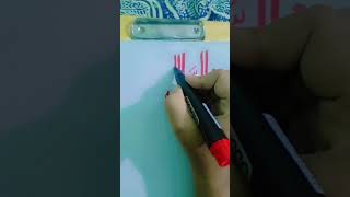 Bismillah Arabic Calligraphy Full Tutorial  Modern Arabic Calligraphy with Amanshortfeed shorts [upl. by Narag]