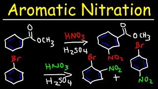 Nitration of MethylBenzoate and Nitration of Bromobenzene [upl. by Yelnek543]